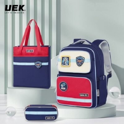 Balo học sinh UEK dòng cao cấp - Xanh navy (Size L)